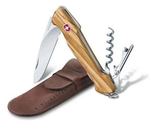 Cortaplumas Victorinox Wine Master Olive 6 Usos 0.9701.64 Color Marrón