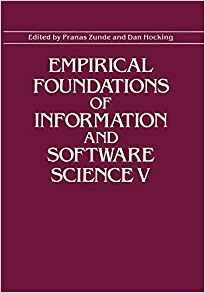 Empirical Foundations Of Information And Software Science V