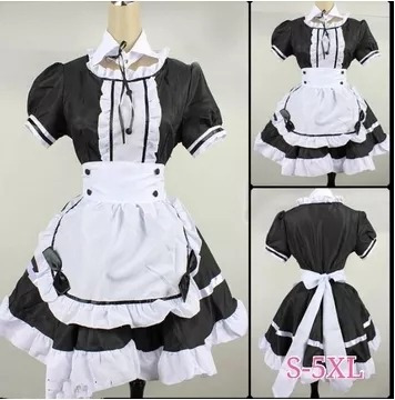 Imagen 5 de 6 de Traje Maid Sirvienta Cosplay Lolita Kawaii