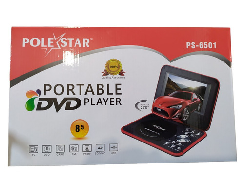  Dvd Portátil Ps-6501
