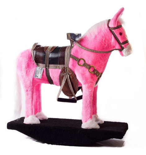 Ponei Brinquedo Cavalinho Maravilhoso Balanço Cor Rosa