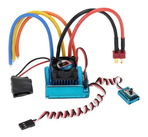 Controlador De Velocidad Esc Sin Escobillas 120a Para 1/10