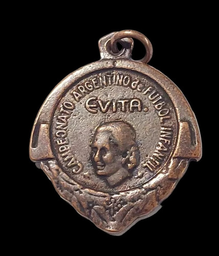 Medalla Campeonatro De Futbol Infantil - Evita 34x28 - 432