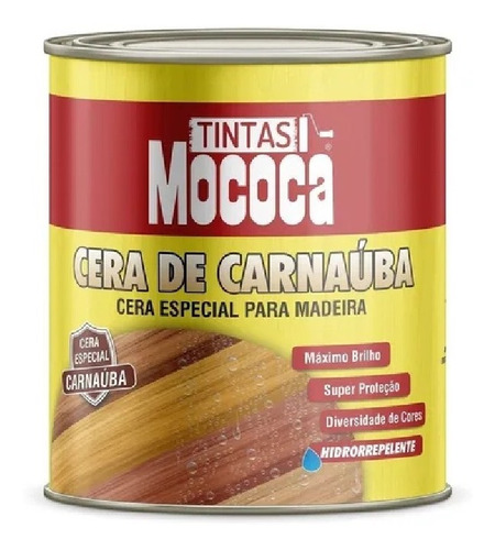 Cera De Carnaúba Para Madeira Mococa 1/4 900ml