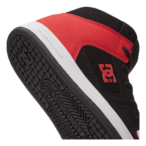 Zapatilla Junior Dc Manteca 4 Rojo