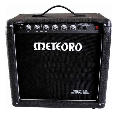 Amplificador Space Guitar 80 Meteoro Para Guitarra 80w Rms Cor Preto 110V