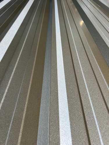 Chapa Trapezoidal Cincalum C27 1,10 X 6,00 Metro Color Gris