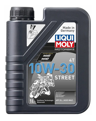 Aceite para motor Liqui Moly sintético 10W-30 para motos y cuatriciclos