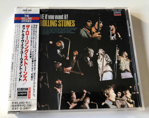 Rolling Stones Cd Got Live If You Want It. Como Nuevo. Japan