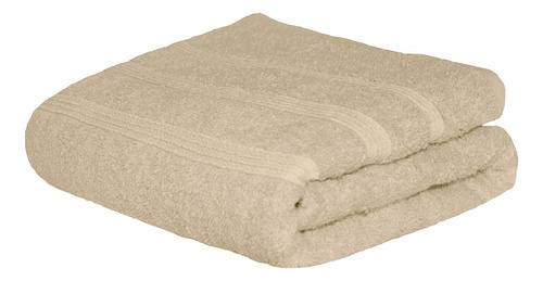 Toalla De Baño Completo 150x80cm - 600gr Suave Y Absorbente Color Beige 7 Liso