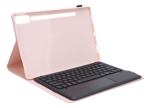 Capa De Teclado Rosa Para Tablet Trackpad, Porta-canetas, Fi