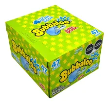 Chicle Bubbaloo Mora Acida Goma De Mascar 47 Pz Dulce