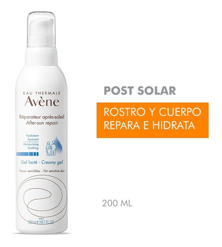 Avene Reparador Post Solar Crema Gel X 200 Ml