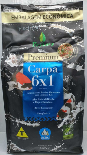 Ração Poytara Carpa E Kinguio Sticks Premium Mix 1,5kg