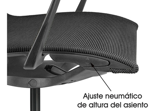 Silla De Malla - Negra - Uline