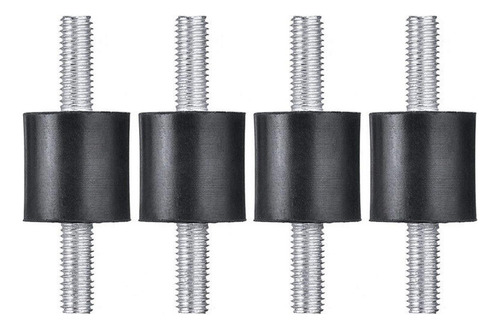 // 4 Piezas De Soportes Aisladores Antivibración De M6