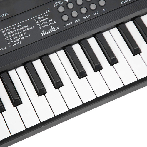 Bhdk Piano De Musica Electrico, Teclado Musical Portatil Mul