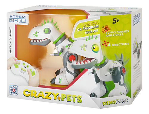 Robots Dino Punk Xtrem Bots Art. 67012 Personaje Dinosaurio