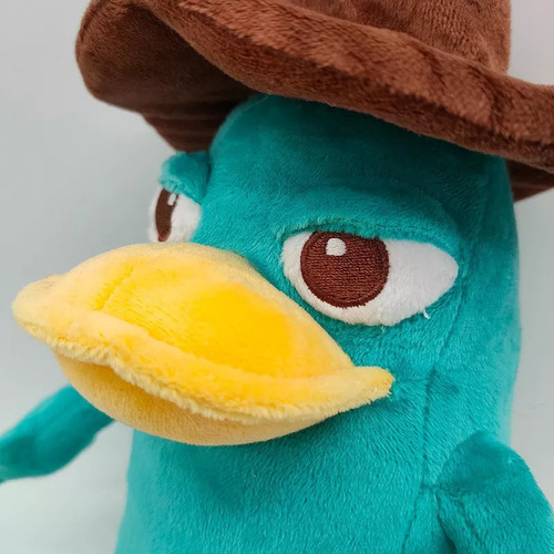 Mz Dibujo Animado De Perry Plush El Ornitorrinco Verde