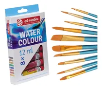 Comprar Set De Acuarelas Royal Talens X8 + 10 Pinceles