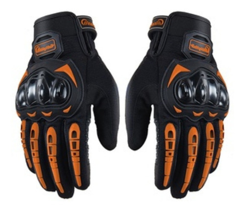 Imagen 2 de 4 de Guantes Para Motociclistas Largos Con Protección