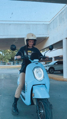 Moto Electrica-sunra Grace-bat Litio Gde+2 Cascos De Regalo