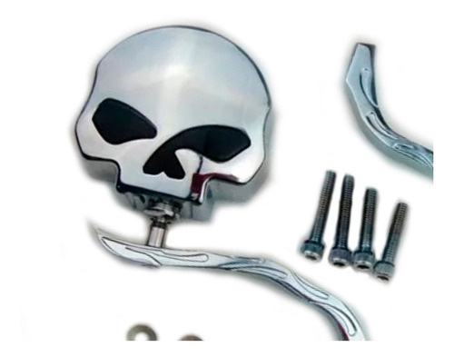 Espejos Skull Para Harley Davidson