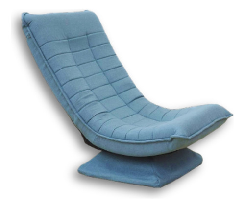 Sofá Sillón Giratorio 360 Grados Azul  - Quasar Homecenter