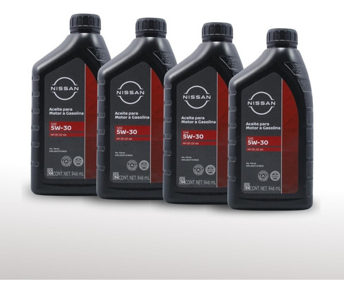 4 Litros Aceite Sintetico Sentra 2013-2019 Nissan