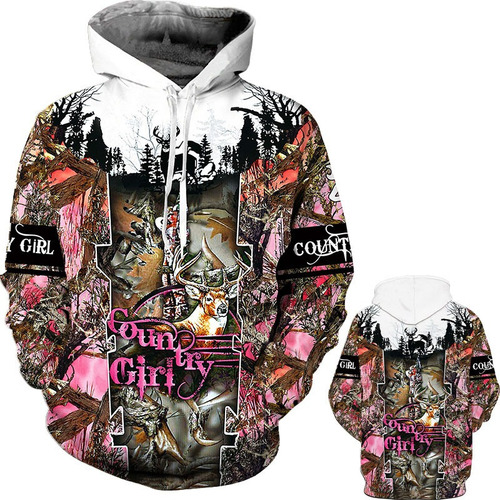 Sa Sudadera Con Capucha Con Estampado 3d Ciervo