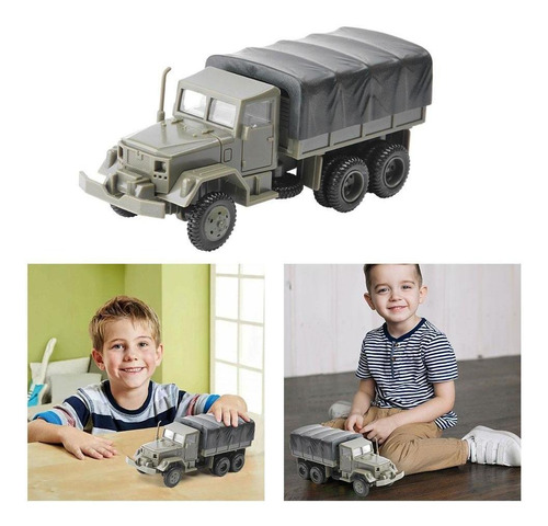 1:72 Modelo De Camión Militar Carro Que Ensambla