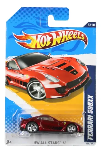 ホットウィール　スーパートレジャーハント　FERRARI 599XX Hot Wheels Ferrari 599xx Super Treasure Hunt Sth 2012 Novo