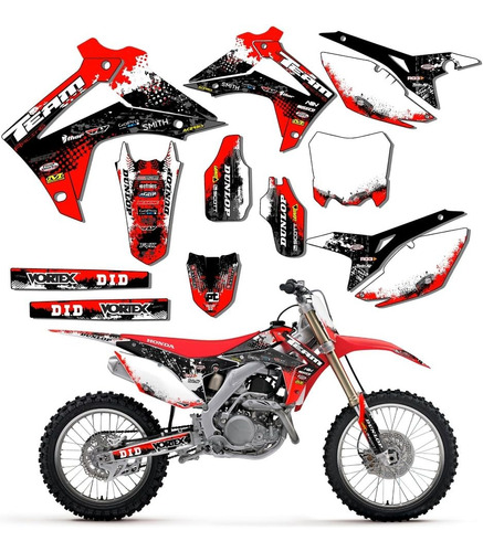 Kit Compatible Con Honda 2005-2007 Crf 450x, Dispersión