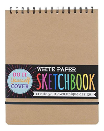 Ooly Diy Sketchbook Grande 11 X 8 Blanco 118skwht