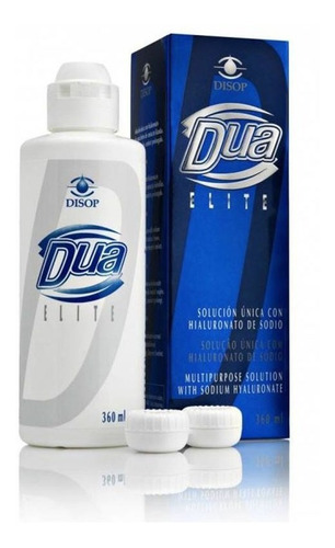 Imagen 2 de 2 de Solución Multiproposito Dua Elite Disop 360 Ml Para Lentes