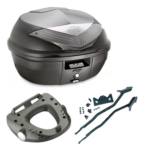 Baul Trasero 35 L Con Soporte P/ Honda Cb 500 F 2017 A 2019