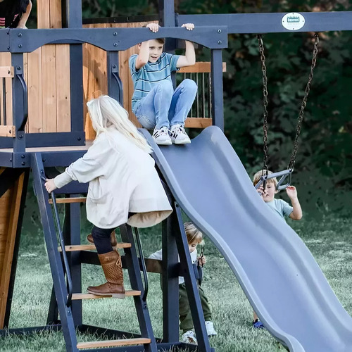 Juego Infantil Modular De Madera Para Exteriores