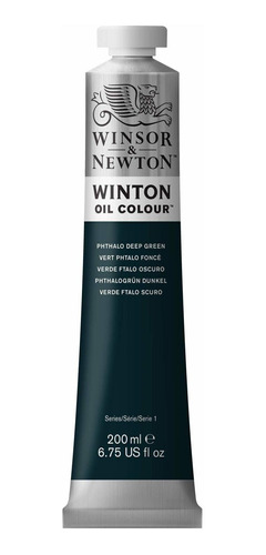 Pintura Al Óleo Winton, Tubo De 200 Ml, Phthalo Deep G...