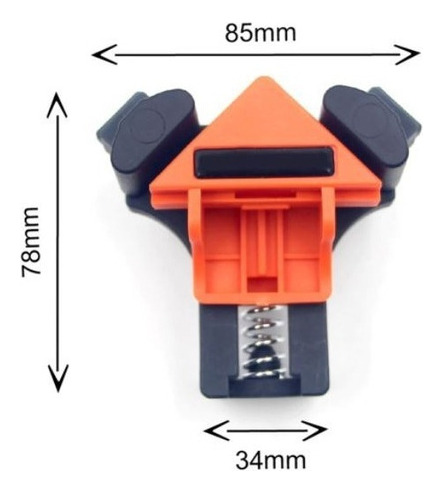 Abrazadera Ángulo Recto 90 Grados Clips Fijación