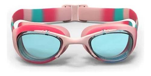 Gafas de natación para niños, 100 x base, color rosa, talla S