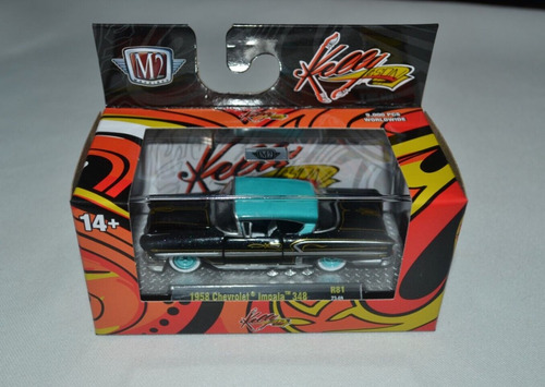1958 Chevrolet Impala 348 1 64 M2 Machines Base Y Acrilico