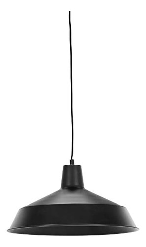 Colgante De Barnyard De 65151 Globo Eléctrico, Plug-in Negro