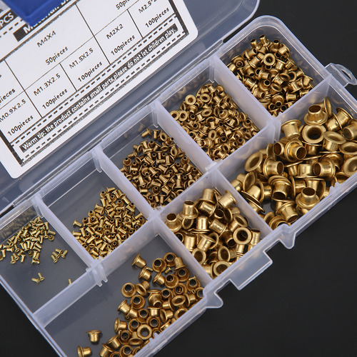Corn Rivets 650pcs Brass Eyelets Hollow Metal Buttonhole