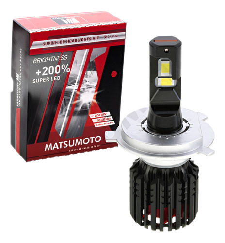 Kit 2 Ampolletas H4 Nano Led L24 Matsumoto