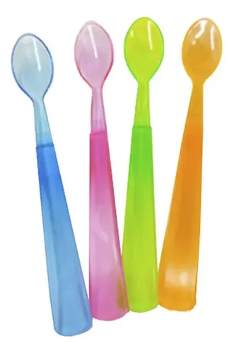 Mini Cucharas Para Postre 12pcs Colores Surtidos Belina