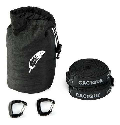 Imagen 8 de 10 de Hamaca Outdoor Xl Cacique Camping Ultra Liviana - Reforzada
