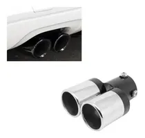 Comprar Cola De Escape Doble Auto Tuning Universal Bicolor