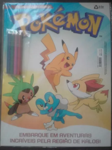 POKÉMON - COLORIR COM ADESIVOS ESPECIAL - REVISTARIA ZENARO