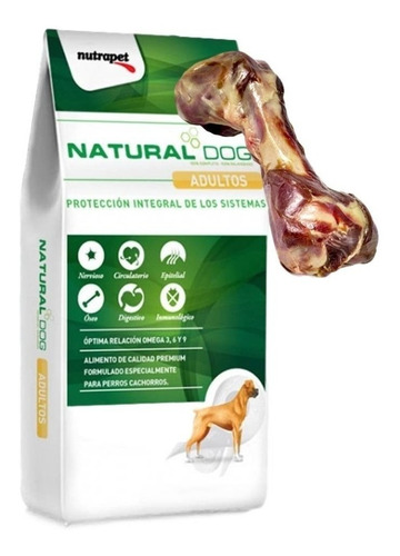 Natural Dog Adulto 22kg+hueso De Jamón Serrano