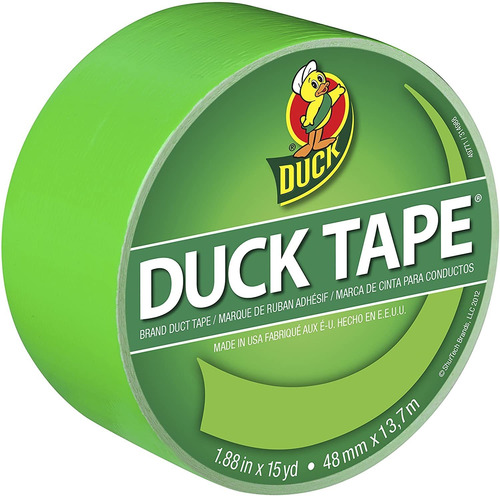 Duck Brand   Cinta Adhesiva De Color  1.88b Pulgadas Por 20 